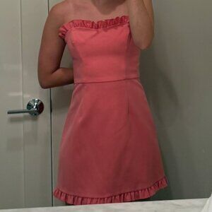 French Connection Strapless Coral Mini Dress – Size 4